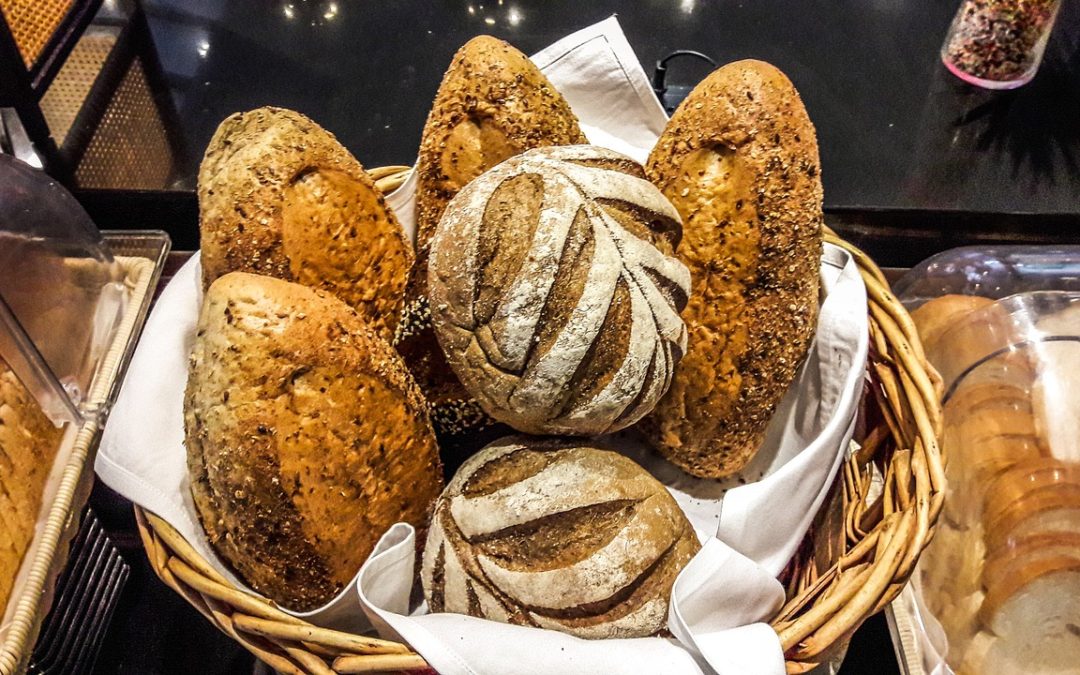 All Types of Bread in a Basket