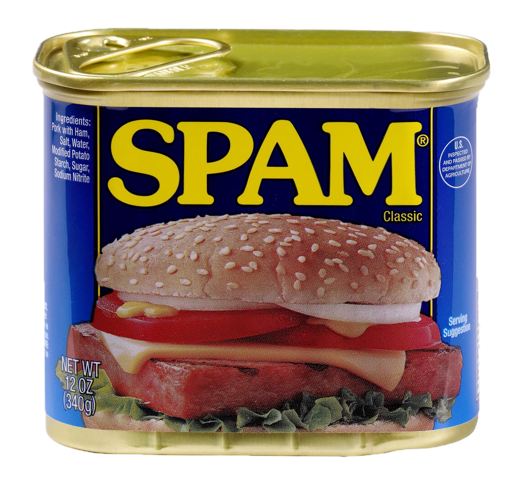 Can of SPAM Processed Meat Food