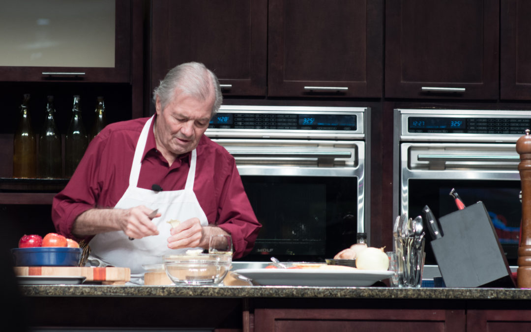 Jacques Pepin Cooking in the Kitchen